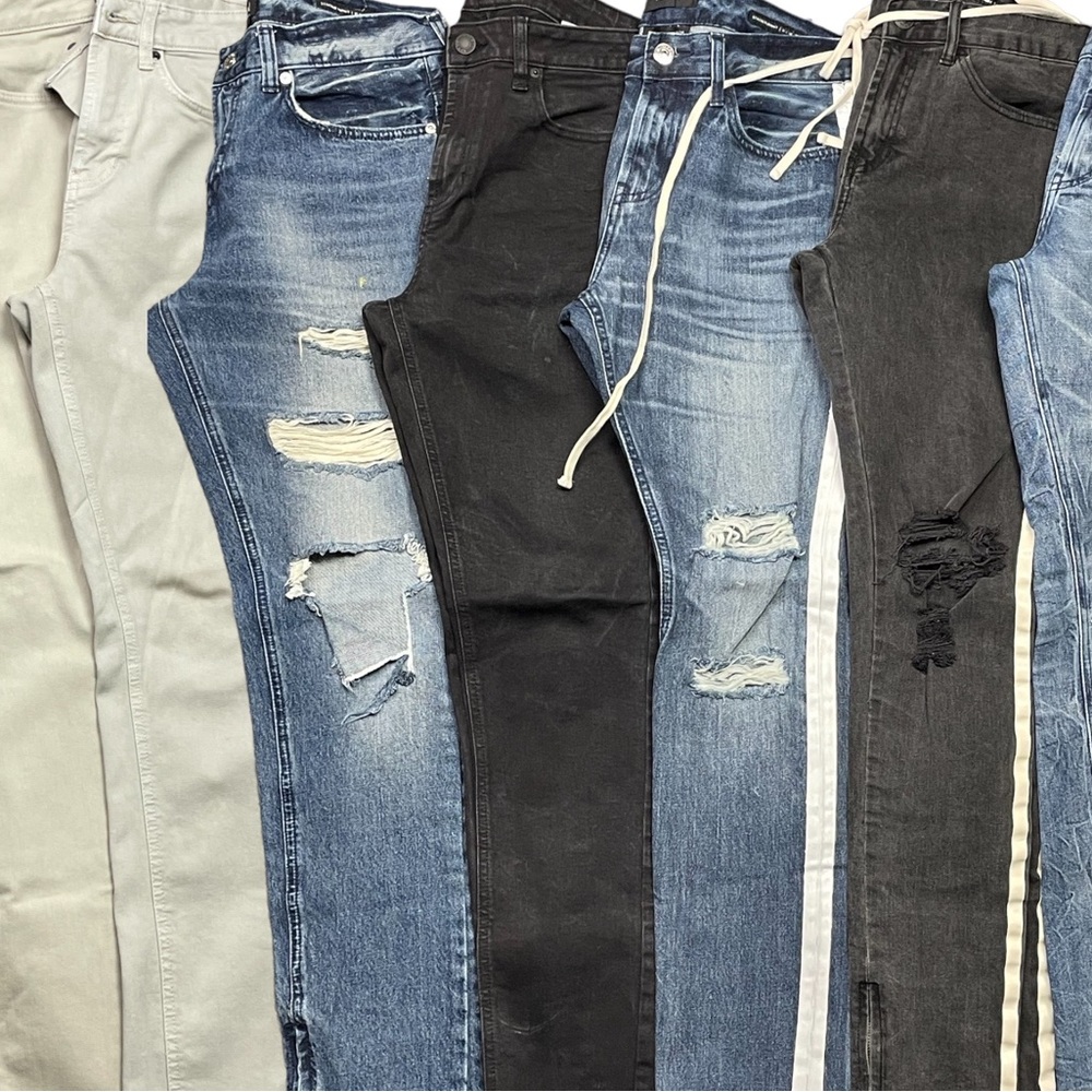 Pacsun Stacked Skinny Jeans LOT (7) Pairs ALL sz 31x32